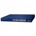 PLANET 24-Port 10/100/1000T + 2-Port 1000X SFP Web Smart Ethernet Switch