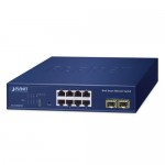 PLANET 8-Port 10/100/1000T + 2-Port 1000X SFP Web Smart Ethernet Switch