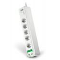 APC PM5U-GR APC Essential SurgeArrest 5 outlets with 5V, 2,4A 2 port USB charger 230V Germany