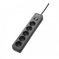 APC PME5B-GR APC Essential SurgeArrest 5 Outlet Black 230V Germany