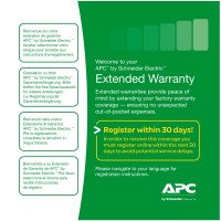 APC WBEXTWAR1YR-NB-02 Service Pack 1 Year Parts and Software Support Extended Warranty for 1 NetBotz 2-Series