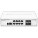 MIKROTIK CRS112-8G-4S-IN RouterBoard Switch 8x Gigabit ethernet 4x SFP cages, LCD, 400MHz CPU, 64MB RAM, Metal desktop case, RouterOS L5