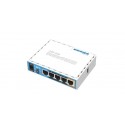 MIKROTIK hAP ac lite RB952Ui-5ac2nD RouterBoard , PoE out, Dual-concurrent Access Point 2.4GHz b/g/n, 5GHz a/n/ac, CPU 650MHz, 64MB DDR RAM, 5x 10/100Ethernet