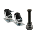 Casters- Leveling Feet