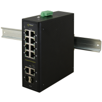 PULSAR ISF108 Industrial switch ISF108 (8xPoE, 2xCombo)