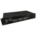 PULSAR RPUPS1248R RPUPS 54V/12V/5A RACK mounted buffer power supply for up to 12 cameras IP and DVR