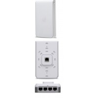 UBIQUITI UAP-IW-HD UniFi 802.11AC In-Wall Wave 2 Access Point with 5x Ethernet port, PoE out, 2.4 GHZ and 5GHZ